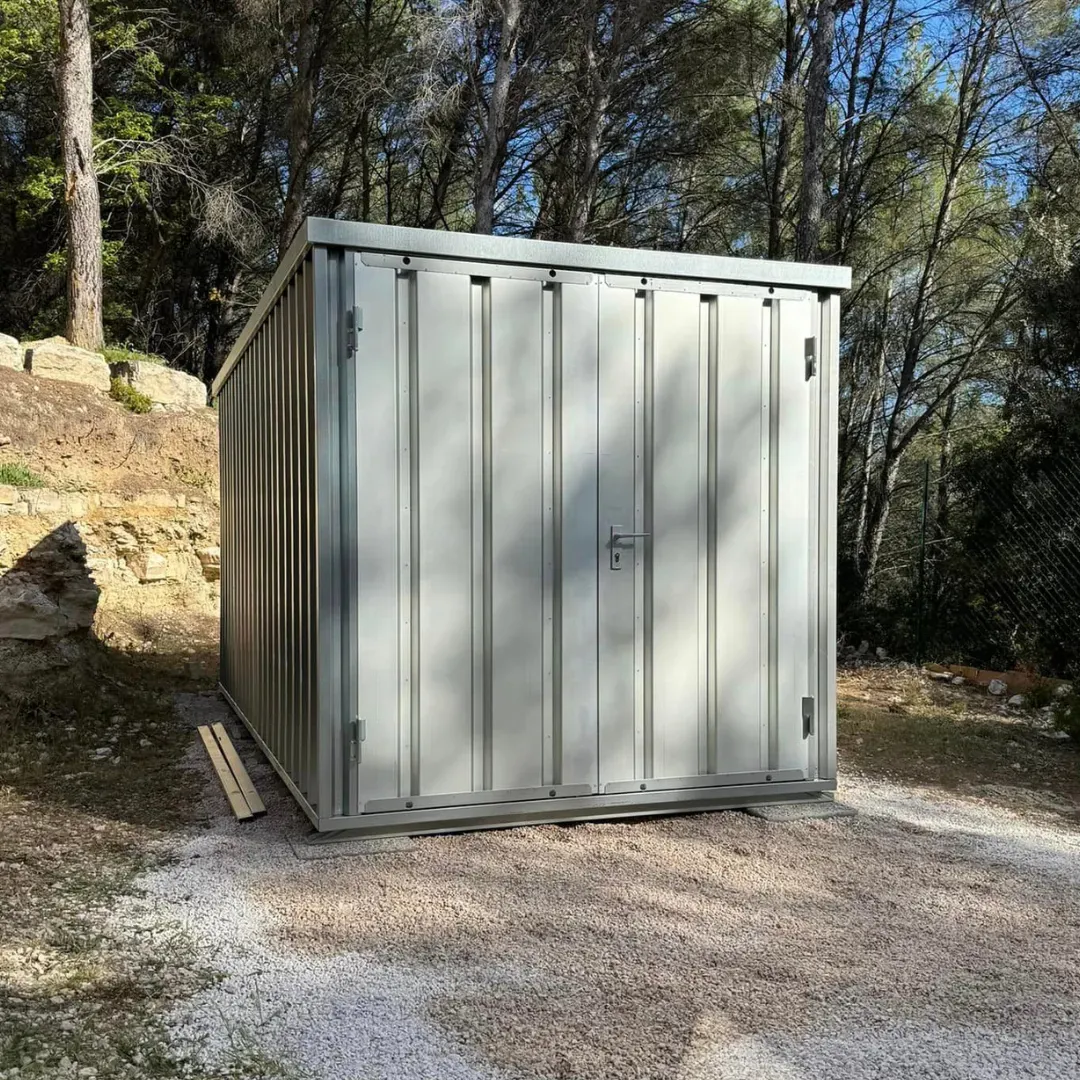 Conteneur de stockage démontable BoxenKit galvanisé