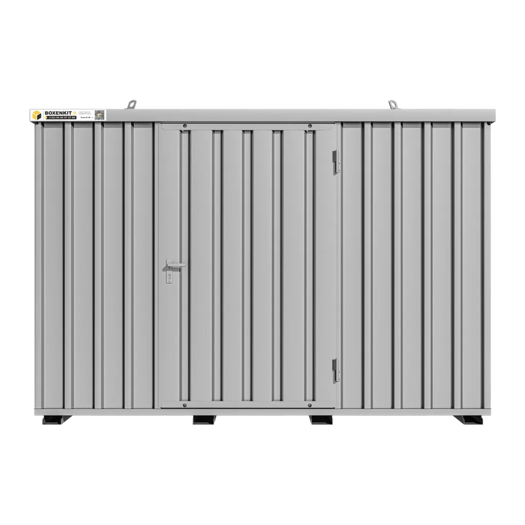 Container 2x3m Démontable Simple Porte Grand Côté