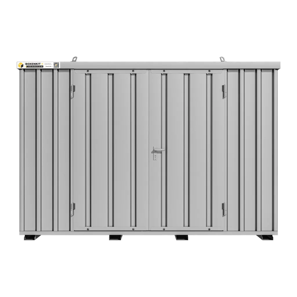 Container 2x3m Démontable Double Porte Grand Côté