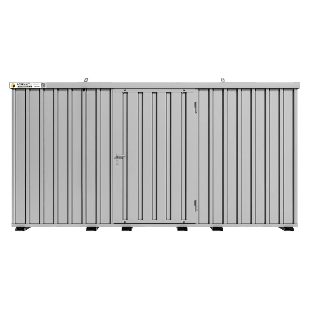 Container 2x4m Démontable Simple Porte Grand Côté