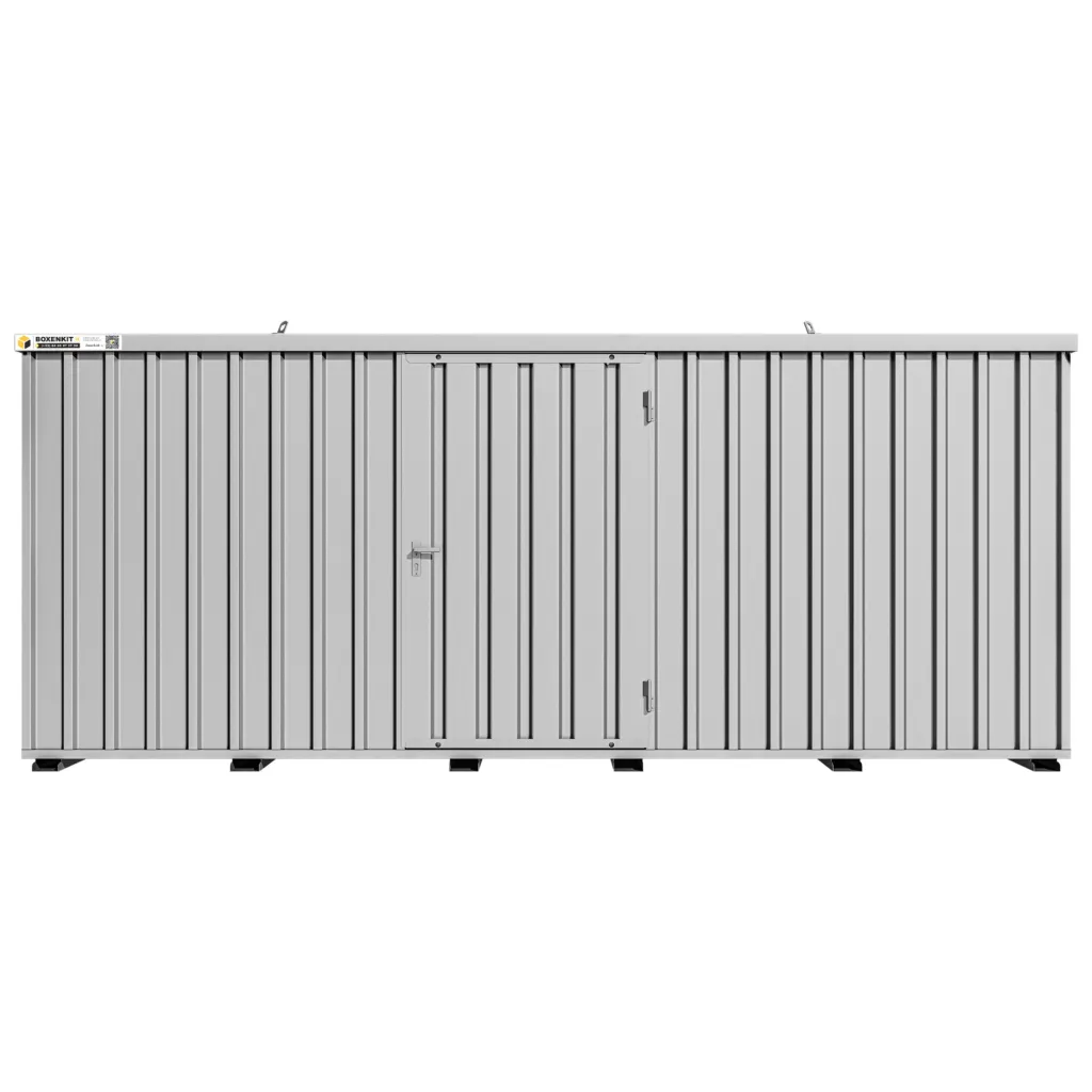Container 2x5m Démontable Simple Porte Grand Côté